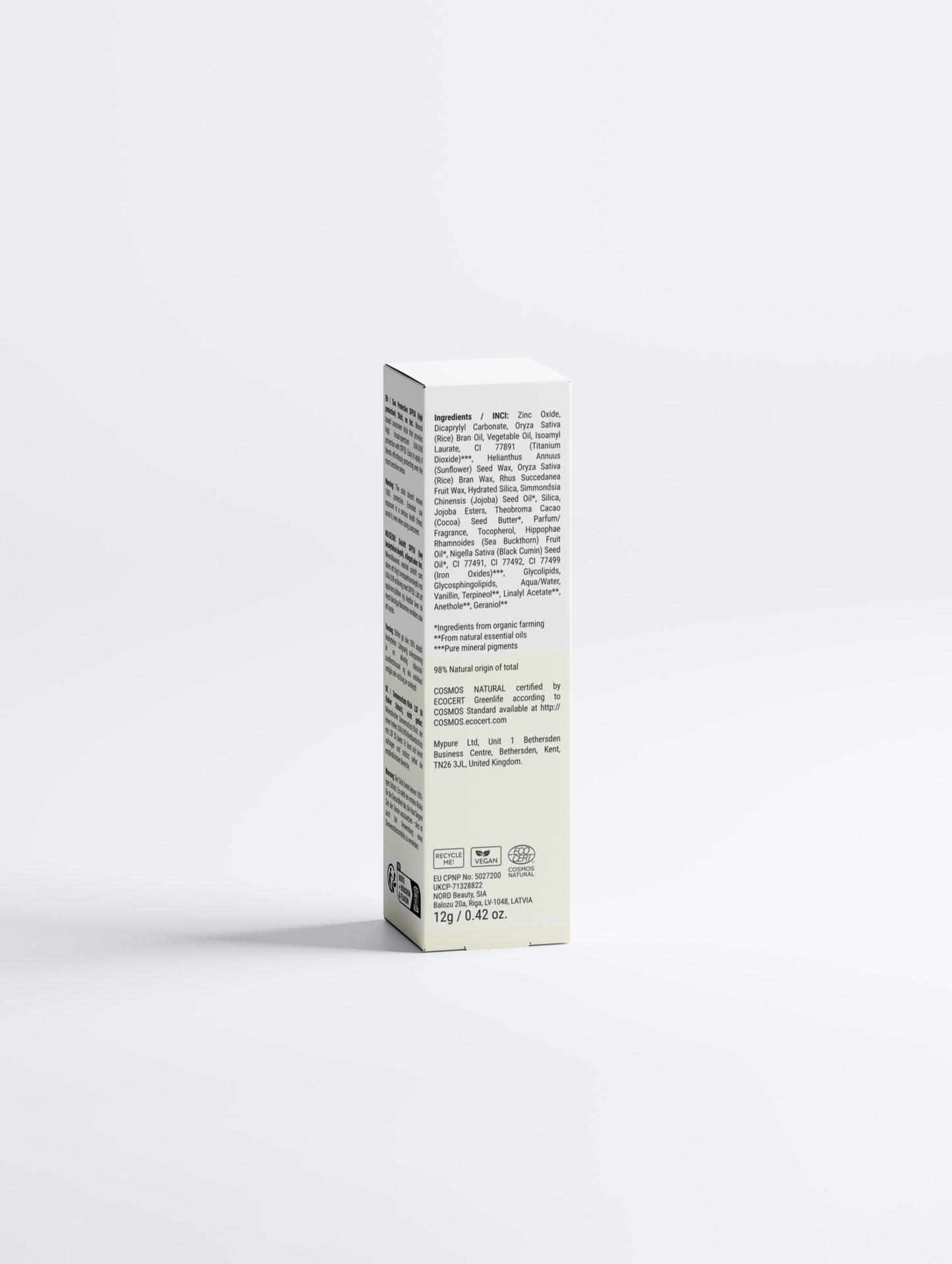 stick solaire sans teinte SPF50