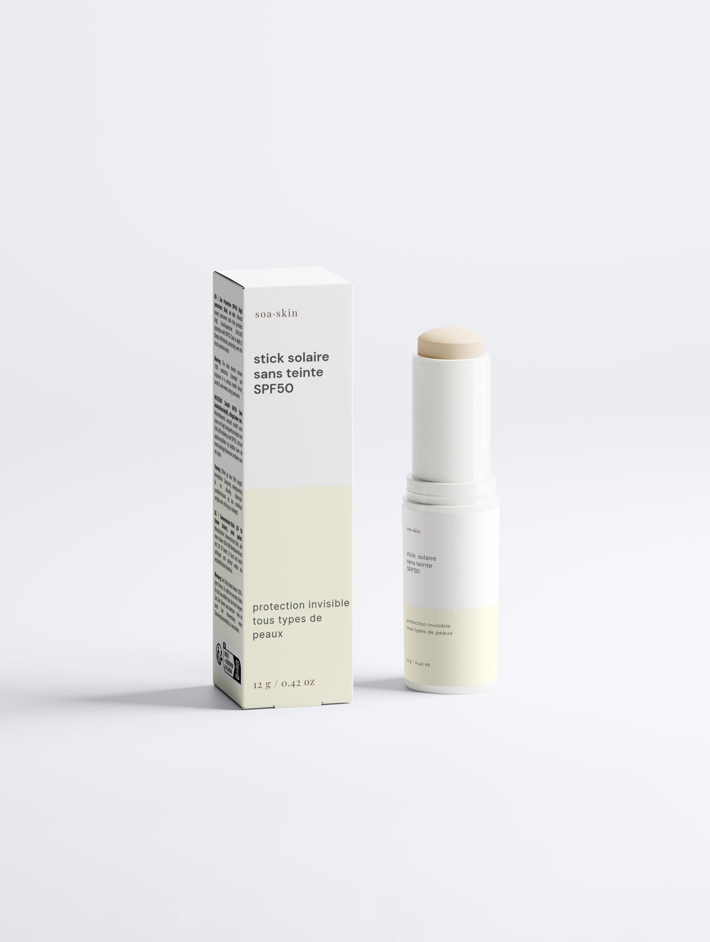 stick solaire sans teinte SPF50