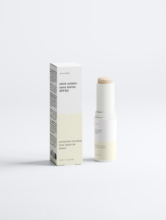 stick solaire sans teinte SPF50